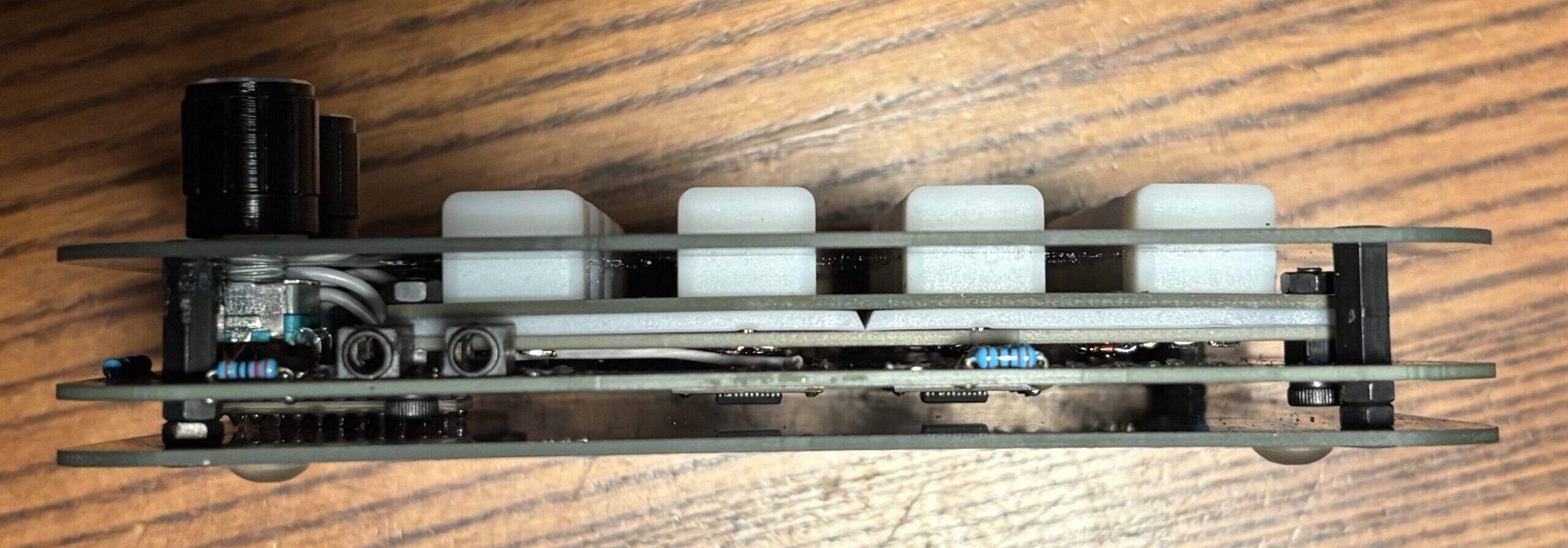 HackPad left side TRS connectors
