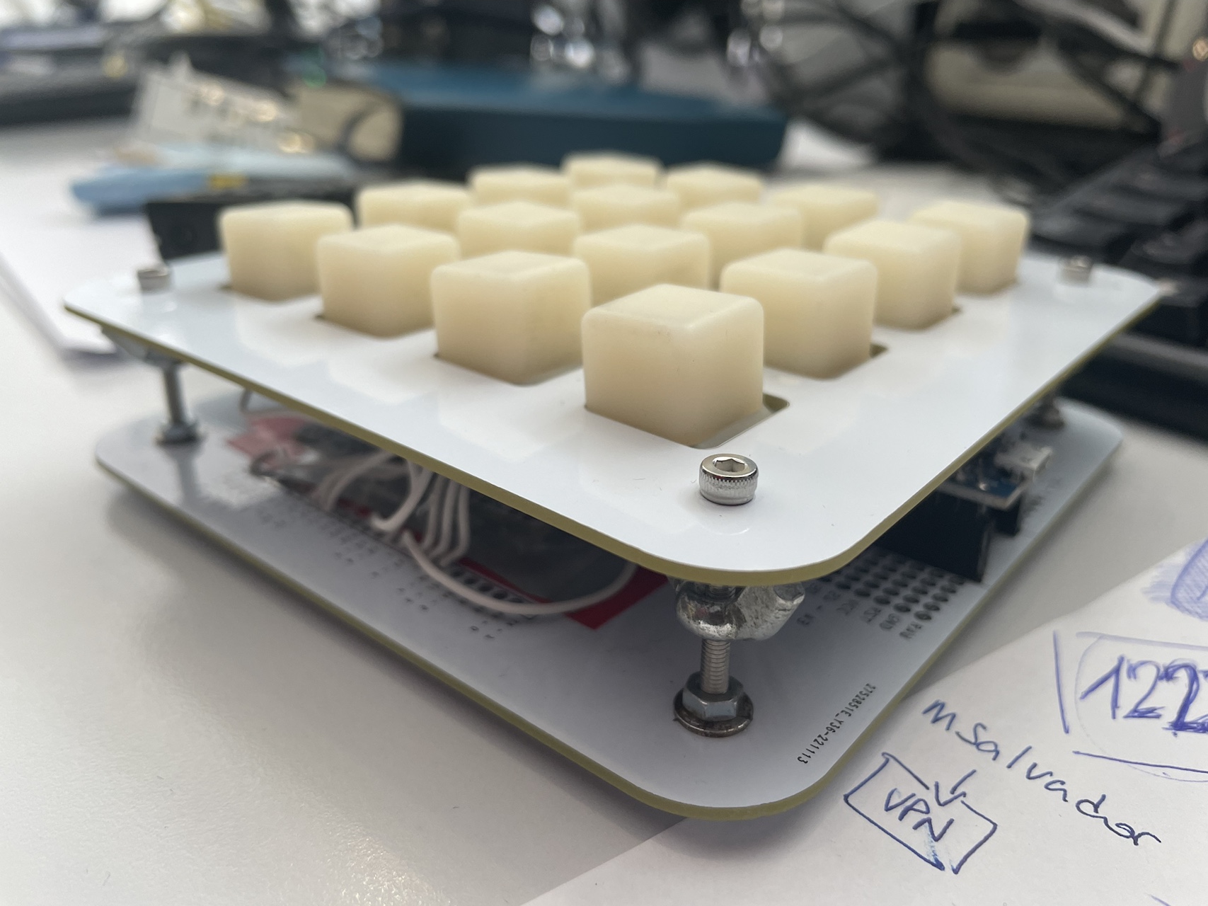 HackPad PCB assembly