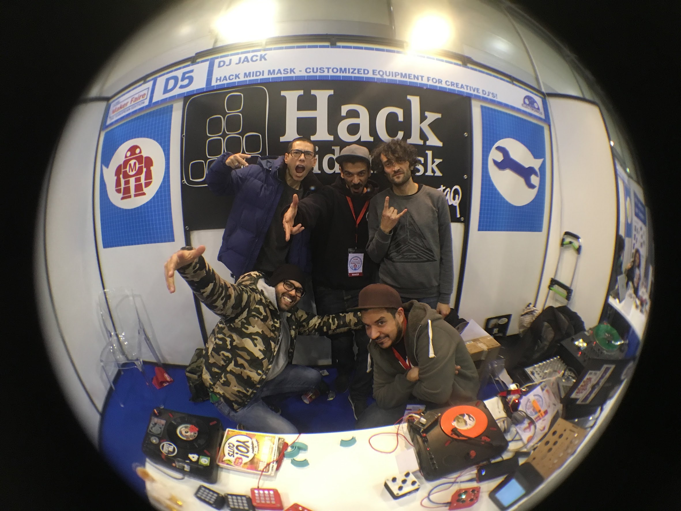 HackMidiMask at MakerFaire Rome 2017