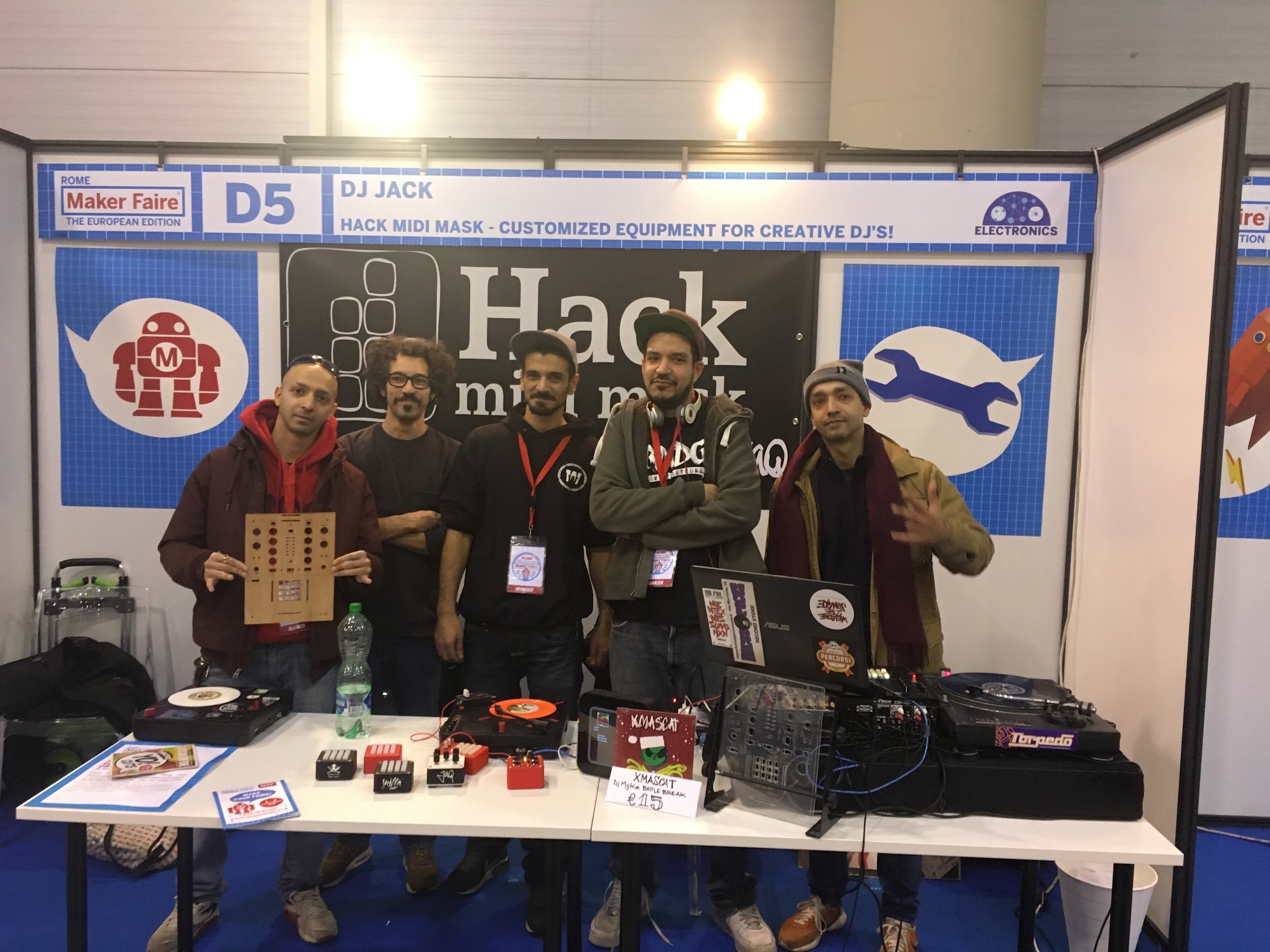 HackMidiMask at MakerFaire Rome 2017
