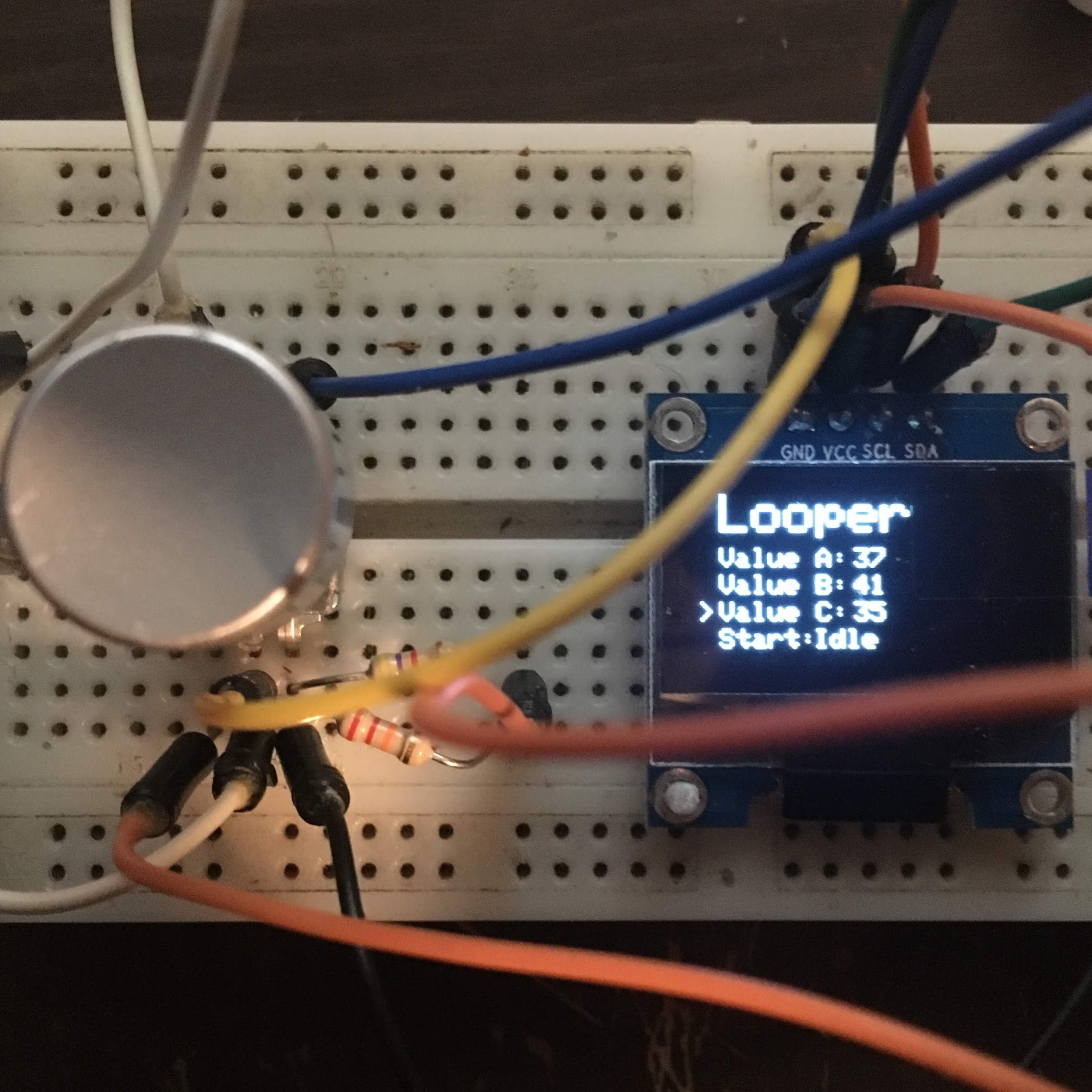Testing MisteryBox display menu